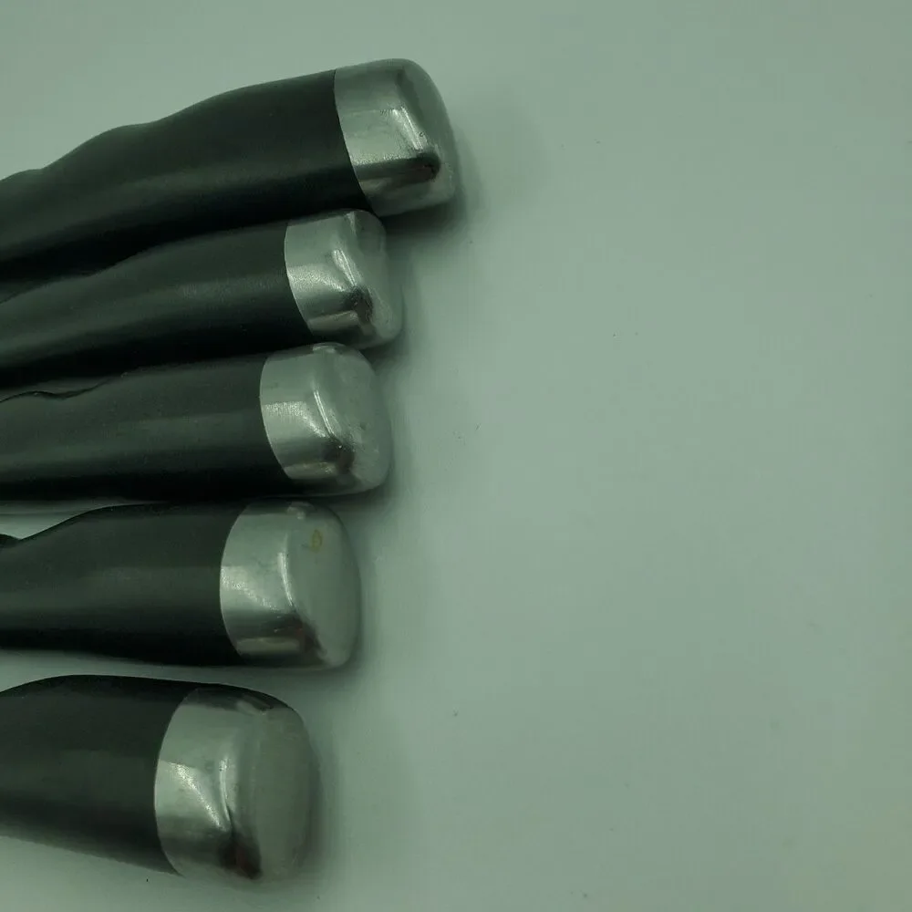 Set of 5 Copco Chefs Knives Bread, Steak x2, Utility x2 READ. Small Rust Spots